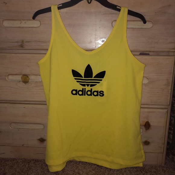 Adidas Yellow Tank Top - Picture 1 of 5